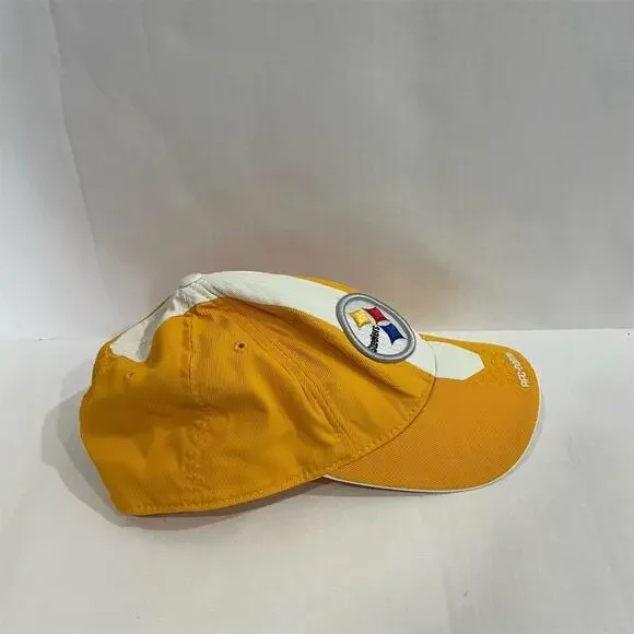 Pittsburgh Steelers Reebok Yellow Flex Fit Hat L/XL NFL Cap - Picture 6 of 8